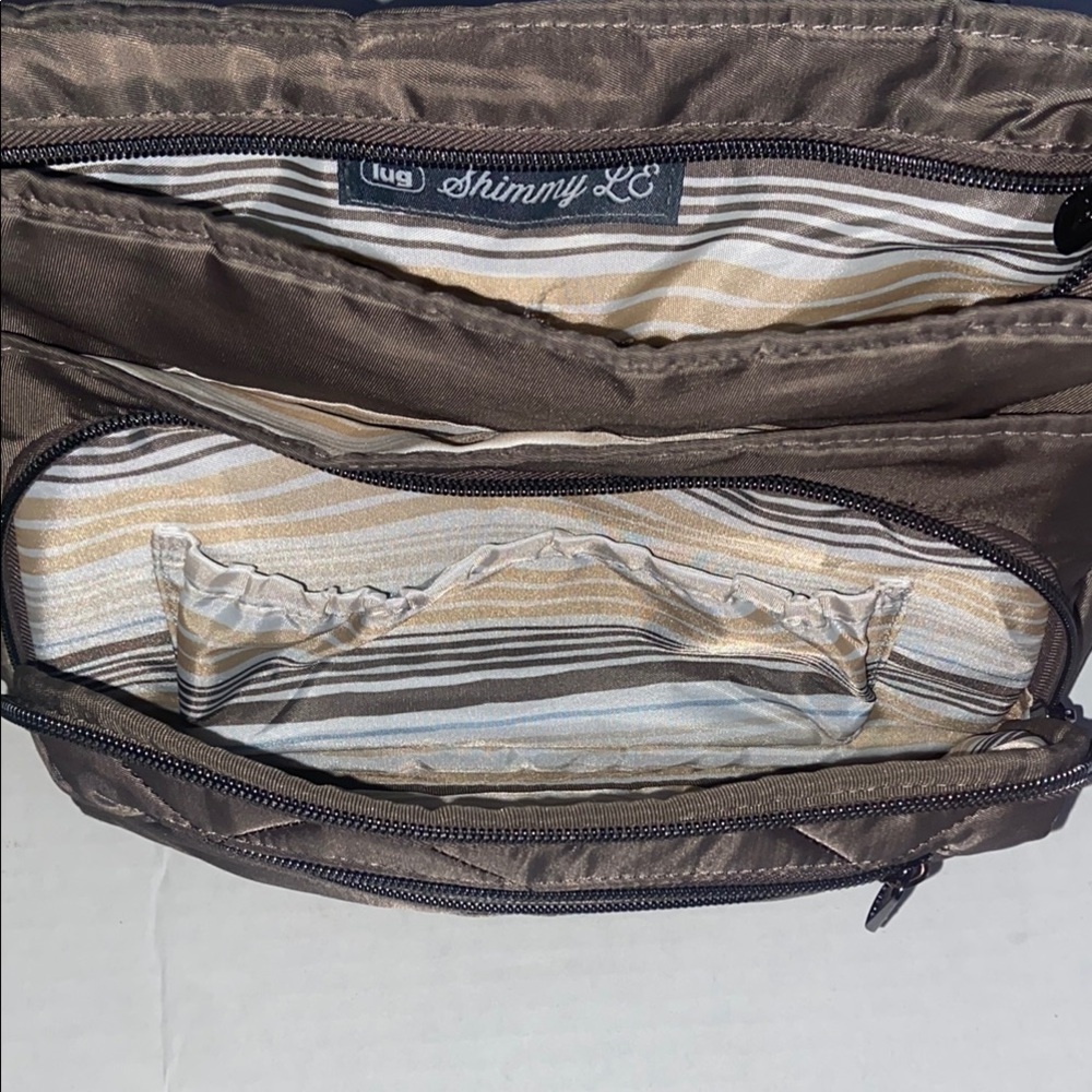 Lug Shimmy LE Quilted Crossbody Bag - Brown - Picture 4 of 4